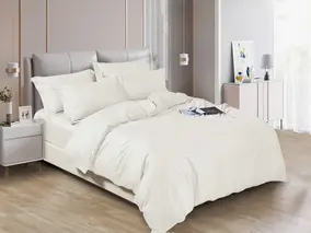 Комплект постельного белья, Поплин, 2-спальный, простынь евро, Complimento, Dolce